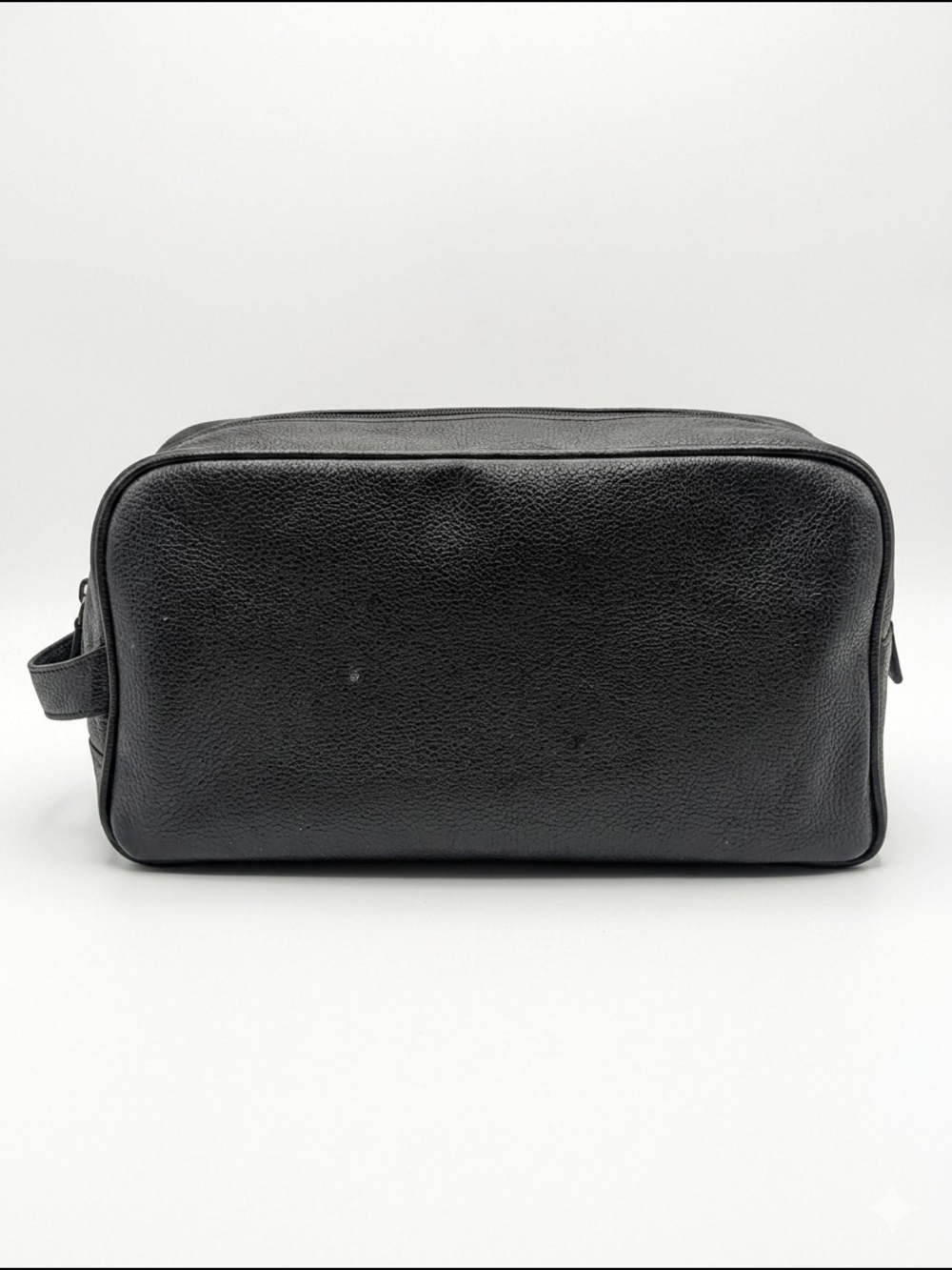 GUCCI Black Pebbled Leather Toiletry Bag | Dopp Kit Travel Pouch Italy